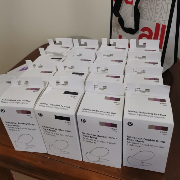 COPY - lululemon strap face mask 3 pack - Picture 2 of 6